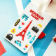 Xiansen luggage tag suitcase strap travel tag boarding pass suitcase packing with cartoon hanging tag shipping pass boarding pass - blue windmill