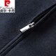 Pier Cardin cashmere wool jacket with autumn and winter short daddy's thin woolen jacket men's coat Black L 175/92A
