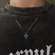 MOLC necklace men's versatile accessories boys clavicle chain niche simple trend pendant hip-hop pendant female birthday gift male L2389 Secret Lake Necklace