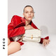 
PECO bag 846P line series new one-shoulder crossbody chain wandering bag cowhide square bag travel bag send girlfriend gift classic blackhead layer oil wax cowhide spot