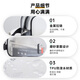 Nolan Sendi Travel Toilet Sac Translucide Sac de rangement anti-habitant Portifonctionnel Sac de rangement portable moyen NL231