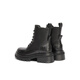 Senda Martin Boots Women's New Year Winter Shopping Mall same motorcycle style casual short leather boots XED01DD4 Black 36