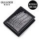 Oulol Thailand Crocodile Leder Kurzer Brieftasche Herrener Leder Business Mode Wallet Multi-Card großer Kapazität Brieftasche dickschwarzer Bauch