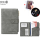GUBPMTSHIM passport bag portable overseas passport protective cover passport storage bag ins card bag air ticket passport clip male and female green