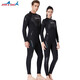 Gumunidaifu thickened warm wetsuit gelcoat winter swimming swimsuit one-piece long-sleeved surfing snorkeling waterproof mother 19491 men's 1 point 5MM S S