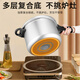 Hemisphere pressure cooker household gas induction cooker universal pressure cooker mini explosion-proof safety pressure cooker large capacity 5L 2-4 people + gas model 22cm 5L