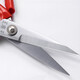 Wang Mazi scissors, home office scissors, stainless steel handmade kitchen sharp tailor's scissors, large and small scissors, enhanced rust-proof red model, small size