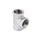 304 stainless steel inner wire tee precision cast internal thread equal diameter 4 minutes 6 minutes 1 inch water pipe fittings straight through direct joint 304 material 1.2 inches = DN32