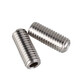 Guwanji 304 stainless steel set screw concave end tightening machine rice cup tail headless hexagonal screw Kimi top screw screw M5x10 50 pieces