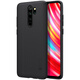 Nelkin geeignet für Xiaomi Redmi Note8pro Mobiltelefon Hülle Gefrertete Anti-Rutsch-Full-inclusive Anti-Fall-Fall-Schutzhülle Leichtes und einfaches Schutzhülsenschild mit Hartschalen-Weichkante Schwarz