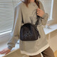 Bubu Monkey's New One-Shoulder Crossbody Body Women's Shell Bag College Student Canvas Bag Damen Oxford Stofftasche Schwarz