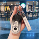 Anwendung für Mercedes-Benzs neue C-Klasse-Schlüsselabdeckung C200L Shell C260L Neues S-Klasse E-Klasse GLC-Beutel CLC CLOU EQSEQE Button Female Mercedes-Benz C [Logo-Logo-Gürtel von Rundkörpern mit Gradientenschwarz und Weiß + Rundköpfe]