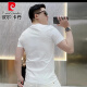 
Pierre cardin new men's T-shirt European short-sleeved light luxury slim niche round neck luxury versatile personality fashion European version 9764# black L 110-130Jin [Jin equals 0.5 kg]