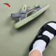 ANTA (ANTA) Sandals Men's Shoes 2024 Summer New Style Lightweight Soft Sole Simple Sports Casual Shoes Couples Beach Shoes Official Website Steel Gray/Icicle Green-444