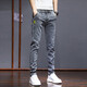 Jeans Playboy para hombres primavera y verano nuevos pantalones elásticos de ajuste delgados para hombres versátiles para hombres de hombres estilo coreano 6636 gris + 2139 gris [microelástico/ajuste delgado] 29 cintura circunferencia de 2 pies 2 pies 2 pies 2 pies 2 pies 2 pies 2 pies 2 pies 2 pies