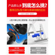
Raft core inverted handstand assisting tool household long fitness equipment intervertebral disc stretching high hanging device abdominal inverter hanging device black and white inverted handstand device ordinary