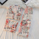 Ins style three-piece set high-value HelloKitty new pajamas women's cartoon spring and summer home clothing set KK14108 M [recommended 80-100Jin [Jin equals 0.5 kg]]
