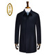 Ding bronze manteau masculin mi-longueur de couleur unie de couleur unie à couleurs de couleur masculine de la laine de laine d'âge moyen manteau masculin en laine de laine de jeunesse masculine de style coréen coréen coaguler masculin manteau cachemire cachemire des vêtements d'hiver masculins bleu marine 80337-79 190