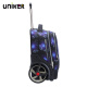 Uniker junior high school students can climb stairs with large wheels, trendy trolley schoolbags, travel bags, women's luggage, men's luggage bags, gift bags, three-body 19082T (cannot be carried on the back)