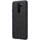 Nelkin geeignet für Xiaomi Redmi Note8pro Mobiltelefon Hülle Gefrertete Anti-Rutsch-Full-inclusive Anti-Fall-Fall-Schutzhülle Leichtes und einfaches Schutzhülsenschild mit Hartschalen-Weichkante Schwarz