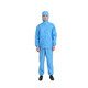 Hanhe Breeding Protective Clothing Dust-proof Work Clothing Protective Split Men's Dust-free Clothing One-piece Hooded Spray Paint Clean Breeding Farm [Hop Split] Blue M