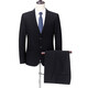 Hong Kong Classic Car Business formeller Anzuganzug Anzug Hersteller Anzug Bräutigam Best Man Hochzeitskleid Marke mittleren Alters Middle Color Wolle Anzug High -End -Jacke regulärer Stil 9721 Stil - Marineblau 185/100a - Hosengröße bitte hinterlassen