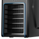 SAMA Miracle 3 black mid-tower computer mainframe supports ATX motherboard/front USB3.0/full black hardware/iron mesh dustproof/side see-through (directly from the manufacturer)