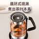 KAMJOVE teapot, teapot, flower teapot, fully automatic health pot, large-capacity constant temperature electric kettle, tea steamer, spray-type glass kettle, black tea, teapot, teapot, black 1.5L