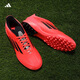 Adidas adidas Chaussures de football pour enfants F50 Mid-Range Mg Short Nails League MG J Competition Training Sneakers non glissant et résistant à l'usure rouge fluorescent IF1371 38