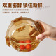Création de billetterie à lunch en verre résistant à la chaleur Boîte à lunch micro-ondes Boîte à lunch fraîche Rangement de rangement Boîte à lunch Boîte à lunch Amber couleur High-Rise Circle 1500 + Round 1050ml