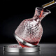 Xuanye tumbler decanter household light luxury high-end decanter rotating top wine dispenser glass wine set decanter 1500ml