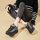 VIPVCK Fashion New Women's Shoes Dad Shoes Dad Shoes Women's 2024 Autumn and Winter Lightweight Casual Shoes Caprice Celebrity Celebry Versátiles Color Sports Sports Silver VCK653 37 37