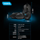 Logitech K845 Teclado mecánico de juegos G502 Hero Teclado con cable Teclado E-Sports E-Sports e Mouse Conjunto K845 Axis azul + G502Hero