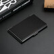 EHRENMANN anti-fingerprint titanium steel business card holder for men and women business fashion ultra-thin metal business card case business card case black