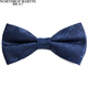 North Martin high-end silk bow tie for men wedding blue bow groomsman DS9A30