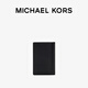 MICHAEL KORS迈克高仕 MK【七夕礼物】Hudson 男士皮质零钱包 黑色 001 NS