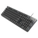 Logitech K845 Kabelgebundene mechanische Tastatur, Gaming E-Sports Computer Office, Ergonomische Tasten in voller Größe 104, rote Achse, ausschließlich im Mitgliedshop Nr. 1 bereitgestellt.