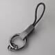 Xingbin Genuine Leather Ring Keychain Personalidad creativa Cadena de automóviles Anillo de Internet
