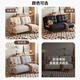 Holzpalast Jiang Home Massivholz Fendi-Sofa-Bett einzelne Person integriertes faules Klappbett Dual-Purple-Klein Wohnzimmer 2025 neues Modell 1,58 m Sofa Bett [Natural Latex Model] Technologieleder