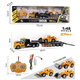 Saibao Remote Control Remorque Transport Tamion FlatBed Truck Truck Semi-Trailer Engineering Vehicle Model's Child's Charging Toy garçon télécommande American Oil Tanker Standard