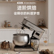 Rongshida Chef Machine Home Home Inteligente Máquina de fideos cronometrados Máquina de masa pequeña completamente automática Máquina de cubierta de leche fresca Batir la batidora de escritorio de escritorio de huevo Motor DC 5L Negro 5L 5L