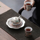 Xin Yu Li Dunhuang gilt silver tea set set housewarming newlywed father's birthday gift for men and women to send father's retirement commemorative gift