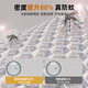 Cottonfaith yurt mosquito net household 1.2 meters 1.5 beds without installation bedroom anti-fall infants and children sitting bed folding mosquito net cool house gray-full bottom single door 0.9m bed-width 0.9*long 1.9*height 1m