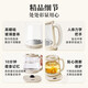 Bear health pot 1.5L tea maker small rice porridge kettle teapot 316L stainless steel multi-stage insulation mini glass flower teapot smart electric kettle without filter 316 stainless steel YSH-E15M3 1.5L