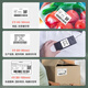 得力（deli）80*60mm 800张*1卷 珊瑚海三防热敏标签纸 货物材料不干胶打印纸纸12006【适配3寸标签机720C等】