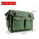 Sailotou construction site canvas bag tool bag thickened wear-resistant bricklayer storage bag construction site carpentry maintenance labor protection multi-functional water No. 40 green medium size 40*13*30CM