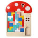 Yu Jianxiong Children's Wooden Tetris en trois dimensions grandes blocs de construction de puzzle Toys Toys Multifonctional Pie Board Interaction parent-enfant 2-3-6 ans garçons et filles façonner la cognition Dinosaure Tetris