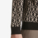 Jinba Herren -Kleidung [neues Gegenprodukt] 2025 Herbst- und Winterrunde Hals Cardigan Cardigan Byyt3937 Deep Coffee XL (180)