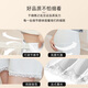 9i9 pregnant women leggings safety pants anti-exposure summer thin ice silk cool feeling high waist support belly wear pants home clothes white XL
