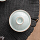 SUSHI CERAMICS Ru kiln egg green Sancai tureen can be opened to raise the gold thread, first kung fu tea set, tea bowl